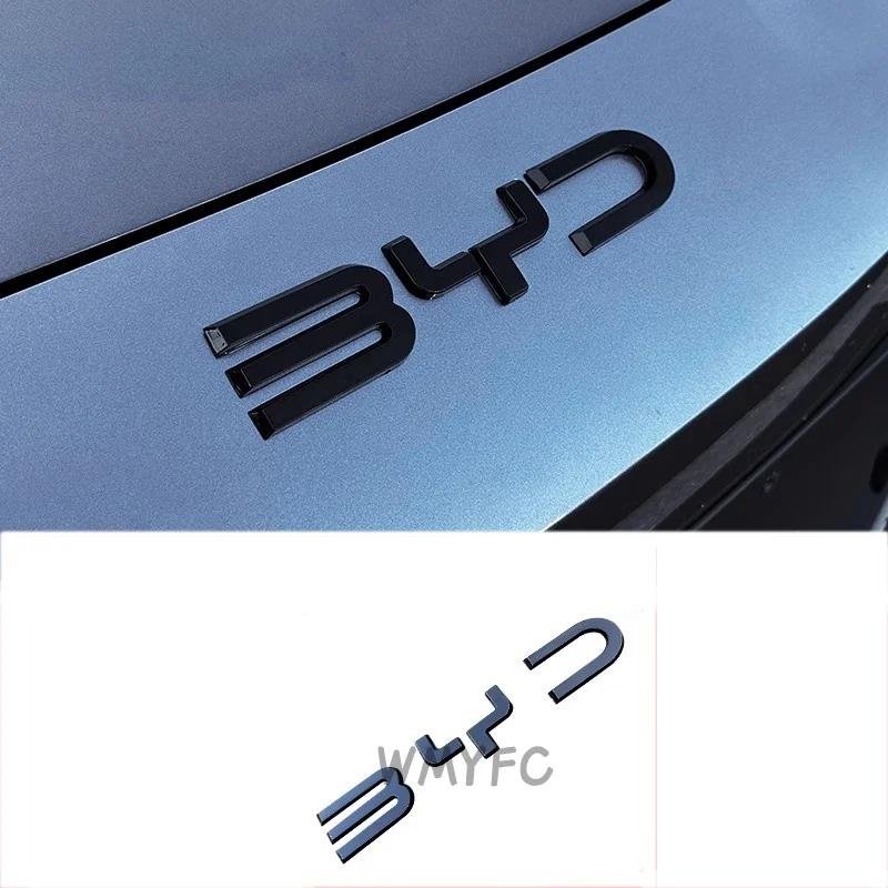 Car Front Emblem Blackening Badge Decal Black Modification Sticker Fit For BYD SEAl EV 2023 2024 2025 2026