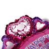 1Pc Hot Pink Crown Princess Birthday Party Decoration Supplies Round Foil Balloon