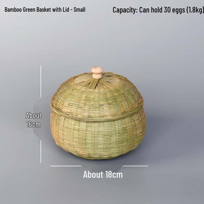 Bamboo Woven Fruit Basket Set