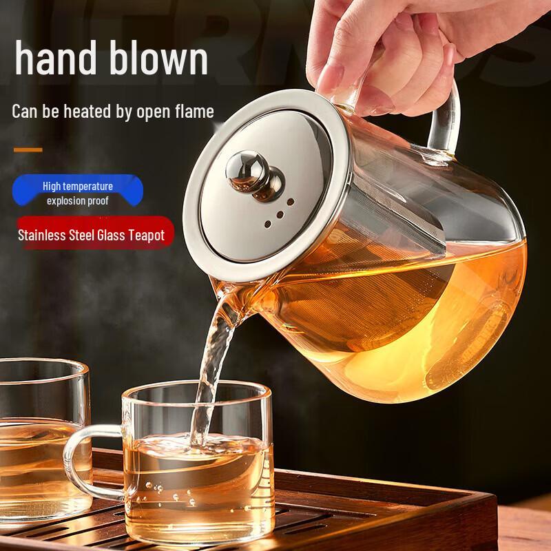 COMATE Glass Boiling Teapot Set