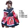 Kimono Cosplay Japanese Costume Stage Performance Outfit Girls Multiple Colors
