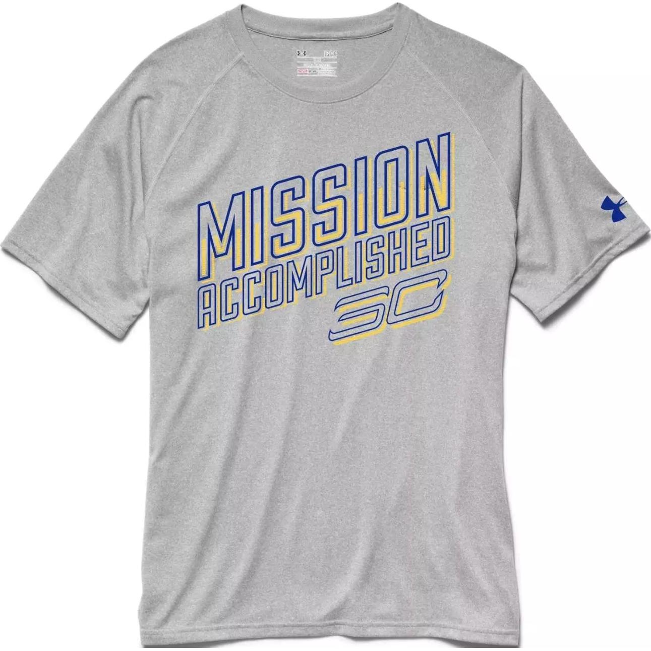 Under Armour T Shirt Men s Gray 1286252-025 S