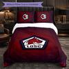 LOSC Lille FC Themed Bedding 3Pcs Duvet Cover Set Decorative Bed Linen For Teen Room Home Decoration