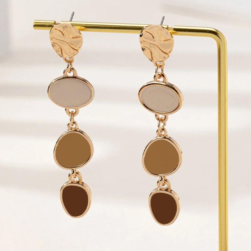 Casual Vintage Earrings Niche Design Contrasting Earrings Trendy Colored Earrings Gifts