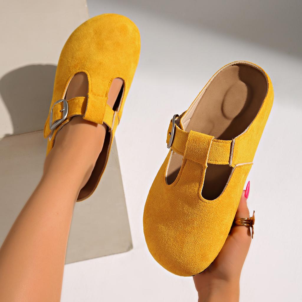 Women Mules Shoes 2025 New Outdoor Summer Sandals Ladies Trend Clogs Platform Slippers Women Beach Flat Baotou  Slides Women