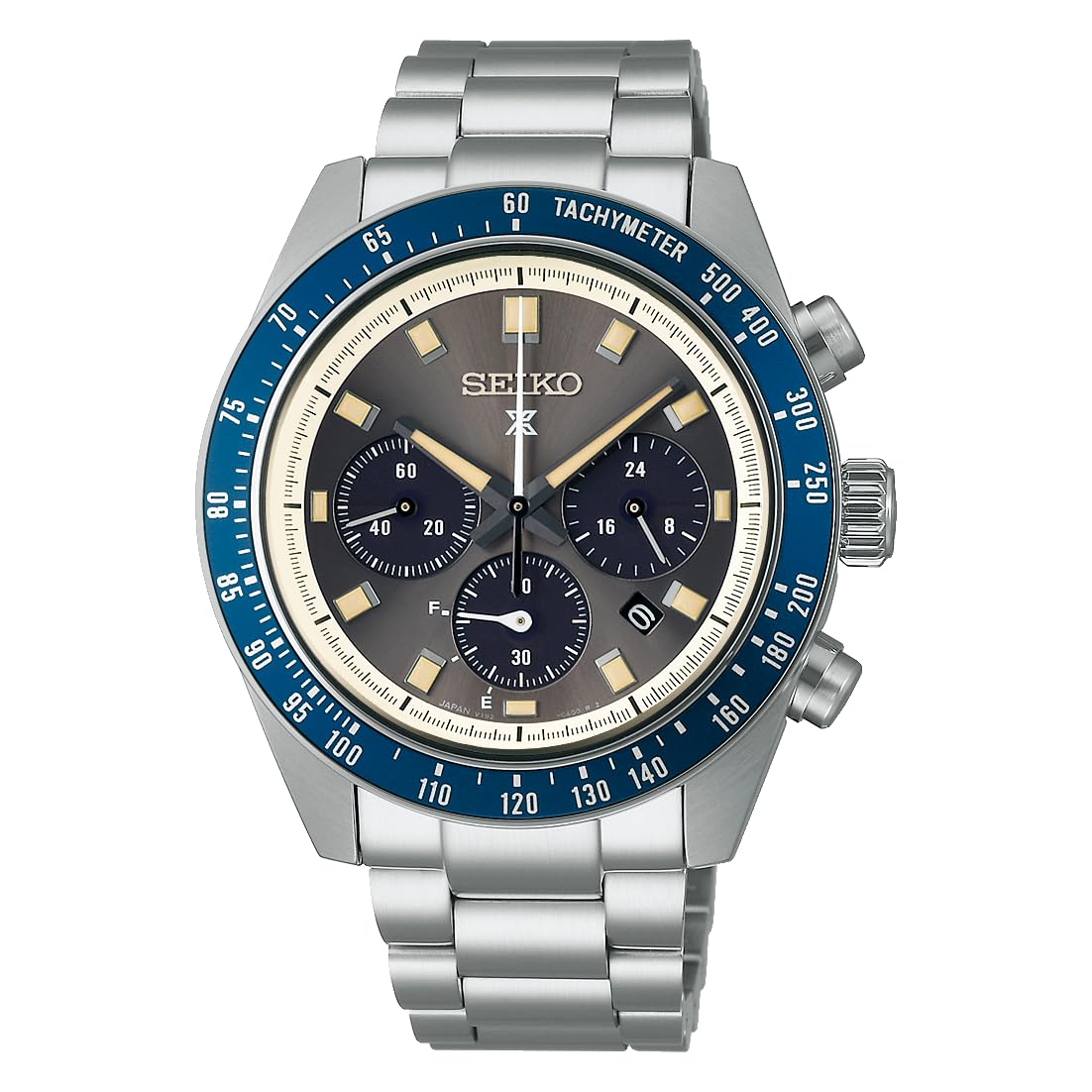

Наручний годинник PROSPEX SPEEDTIMER Solar Chronograph Large SBDL111 Silver [Seiko Watch] Men s