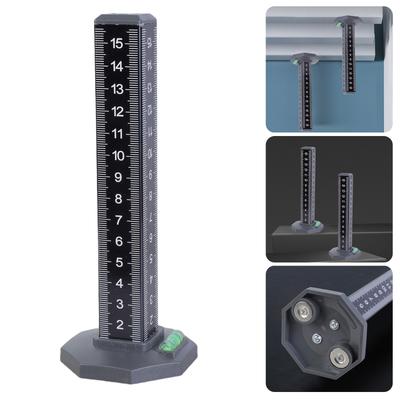 Equal Height Ruler for Positioning Leveling Laying Floor Tiles Special Tool with Adjustable Snap Rings and Clear Scale