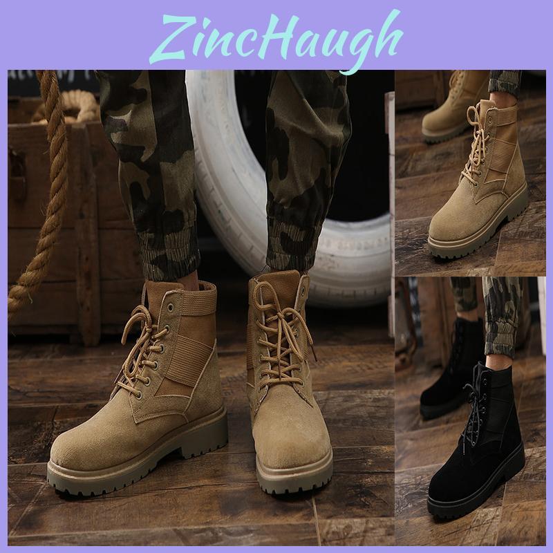 Stylish Men Boots New Fashion Martin Boots For Casual High Top Comfort