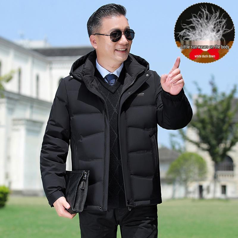 Men's Winter Down Jacket for 50s & 60s - New Style for Middle-aged & Elderly