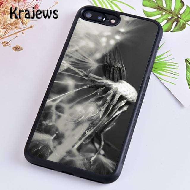 Krajews Dandelion Flower Flying Phone Case Cover For iPhone 17 Air 16 15 14 plus 11 12 13 pro max Plus coque Fundas