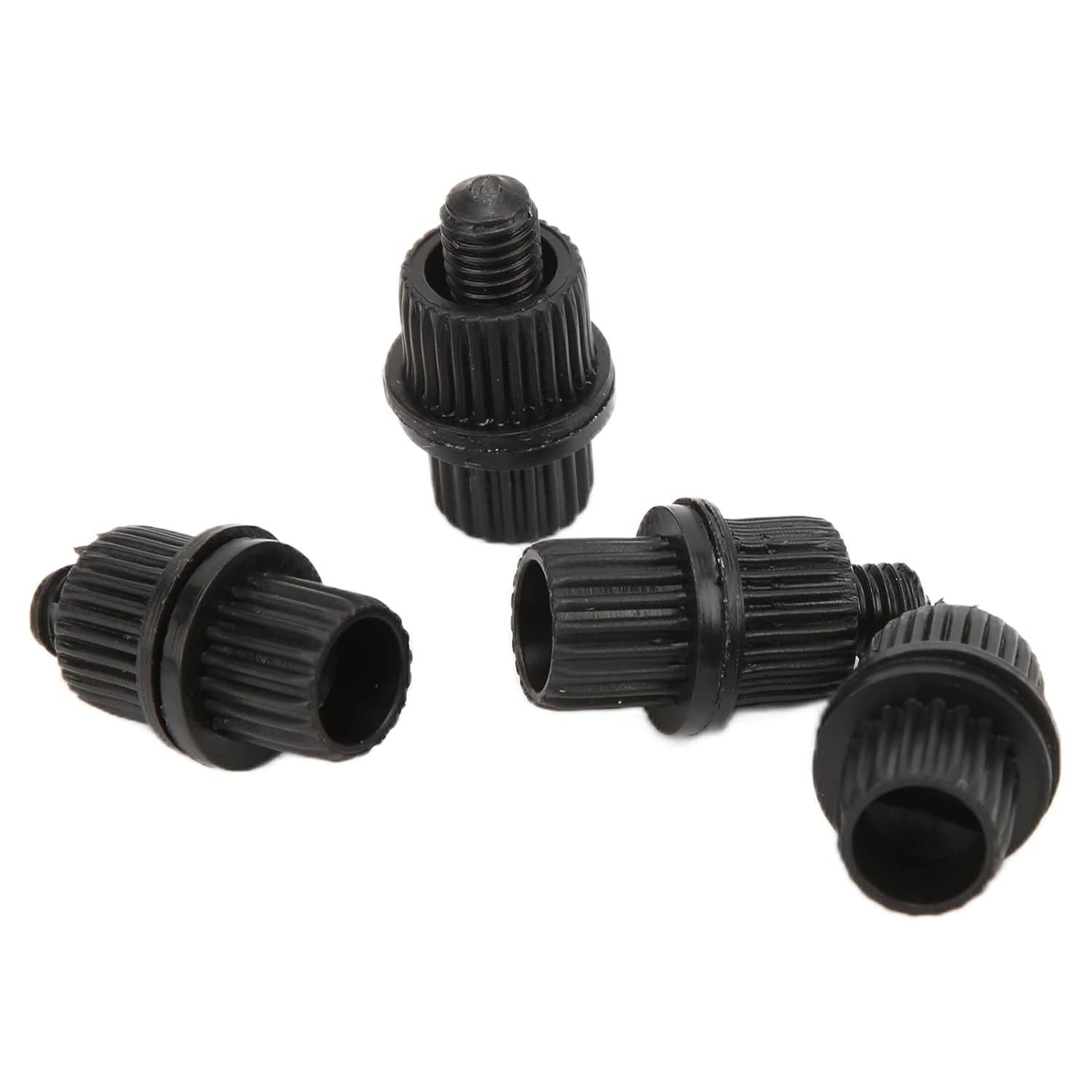 

Acouto 4pcs Black Nylon Motorcycle Yacht License Plate Screws 6mm x 25mm