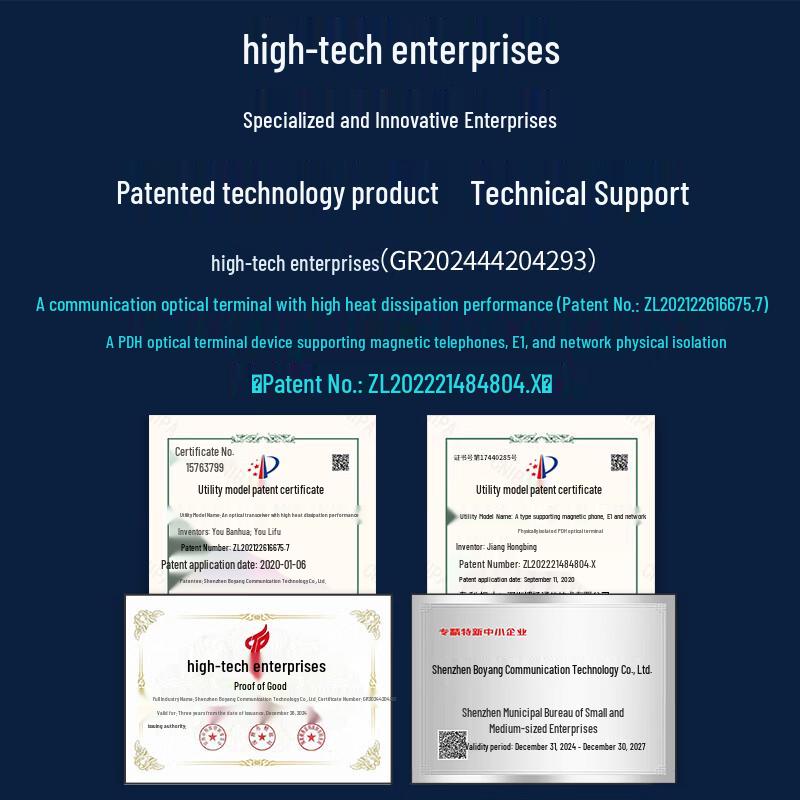 BOYANG Integrated Fiber Optic Transceiver