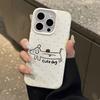 Dachshund for Apple 16 PROMAX Phone Case for IPhone 15 Cartoon 14 Leather Texture 13 Soft Shell 12 Silicone 11