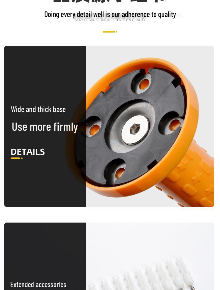 Bară de sprijin în formă de U pentru baie pentru vârstnici - Mâner de duș/toaletă din nailon fără bariere