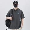 Latest Summer T-shirt Relaxed Fit Lapel Short-sleeved POLO Blouse T-shirt