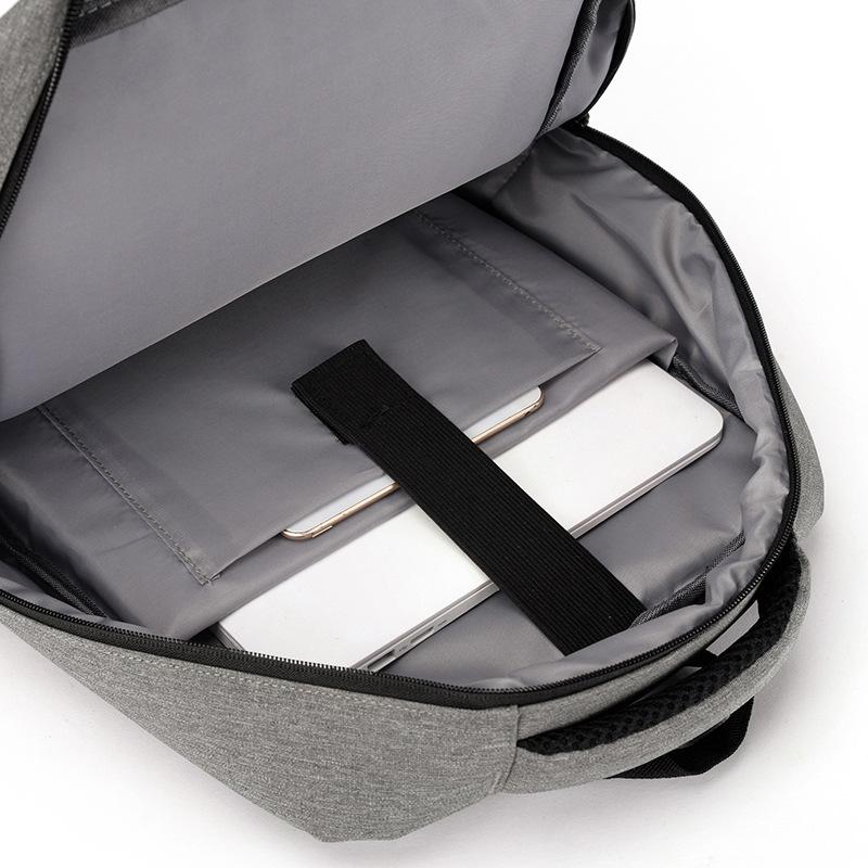 Backpack Contrasting Color Fashion Business Backpack USB Charging Backpack Computer Bag Casual Outing Shoulder Bag Handbag Handbag