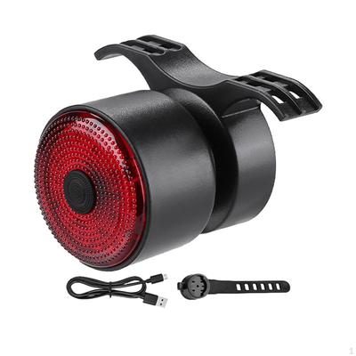 Bicycle Rear Light for Night Use with Double Brackets Easy Installation Parts Cycling