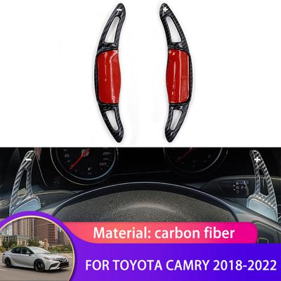 Volan auto din fibră de carbon DSG Shifter Paddle Extensie pentru Toyota Camry Altis XV70 2018 2022