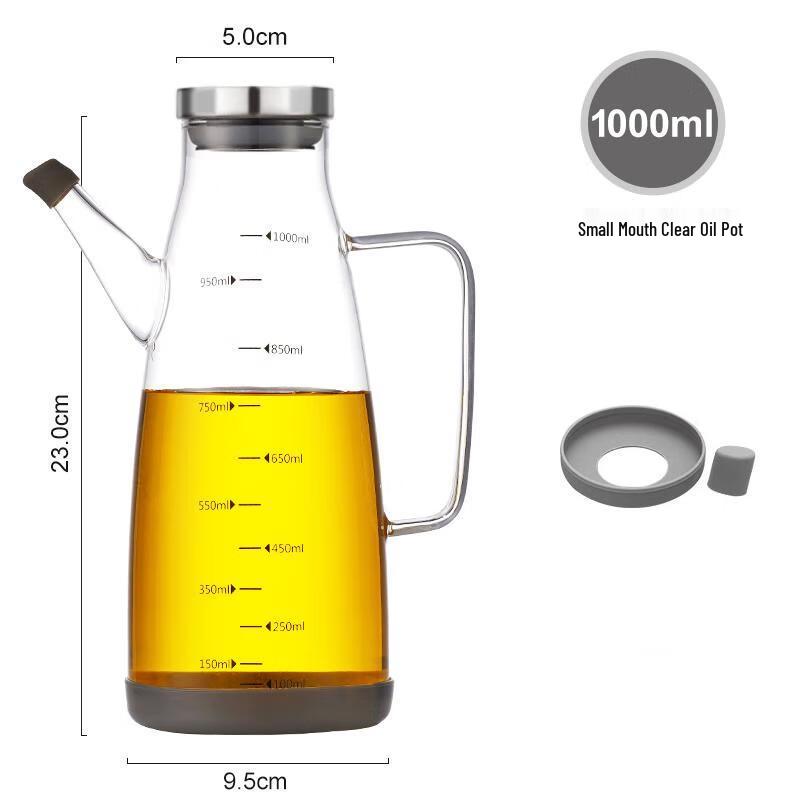 Qianxing 1000ml Glass Oil Dispenser Bottle Set