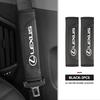For Lexus Car Seat Belt Leather Safety Shoulder Covers Auto Accessories CT200H ES250 ES300H IS250 IS200 GS300 GS460 GX470 LS400