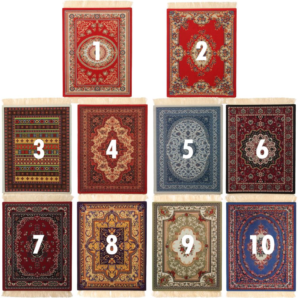 Rubber Anti-slip Tablet Mat Table Decoration Mousepad Desk Cushion Persian Rug Style Mice Mat