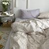French Style Retro Printed Bedding Rural Style Duvet Cover Solid Color Dust-proof and Easy To Clean Mattress Protective Covers Envelope Pillowcase