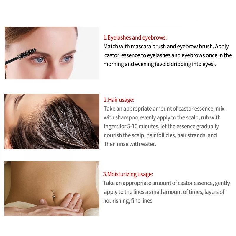 שמן גוף לטיפוח ריסים של Black Castor Essence Jamaica Scalp Essence