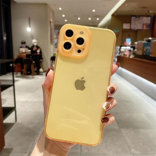 For Iphone 13pro Lens Protection Clear Phone Case For Iphone 13 Pro Max 12 11 Xs Max X Transparent Soft Bumper Back Cover Funda