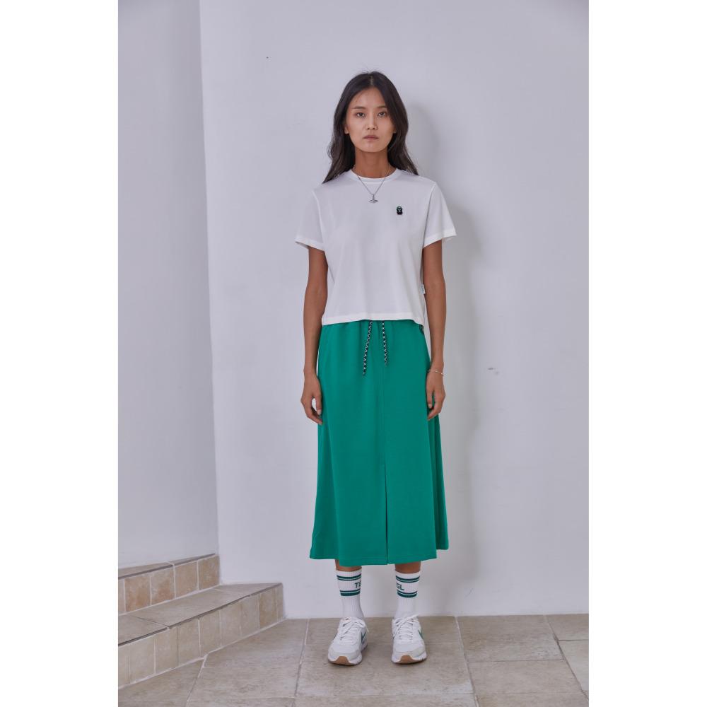 The Green Lab Recycled Maxi Skirt [Green]