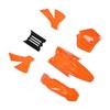 Motorcycle Fairing Cover Kit Orange Front Wheel Mudguard Splash Guard Kit for Senior Adventure