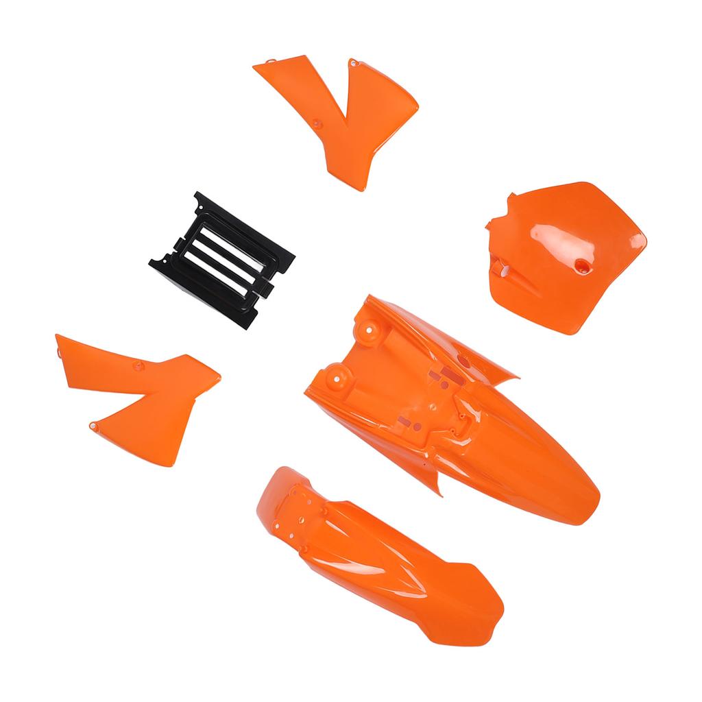 Motorcycle Fairing Cover Kit Orange Front Wheel Mudguard Splash Guard Kit for Senior Adventure