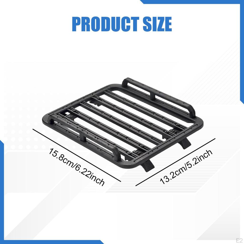 1/10 RC Car Roof Rack Luggage Modified Convenient Lightweight Practical Replacement