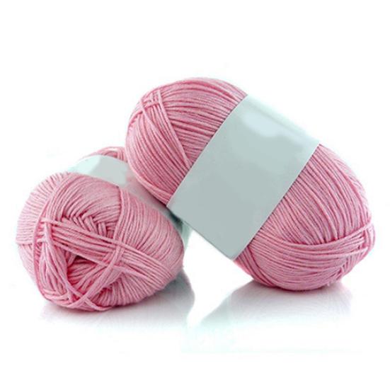 1Pc 50g Per Skein Soft Bamboo Crochet Cotton Knitting Baby Knit Wool Yarn