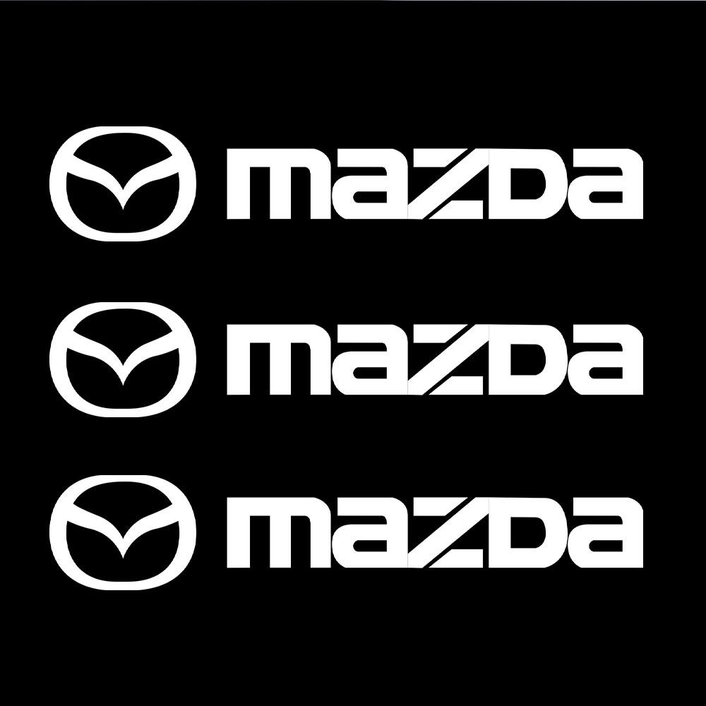 

4Pcs Car Decoration Car Door Vinyl Logo Body Trunk Badge Stickers Decal For Mazda 6 3 CX5 5 2 CX7 Demio Axela MX30 CX30 CX3 RX8