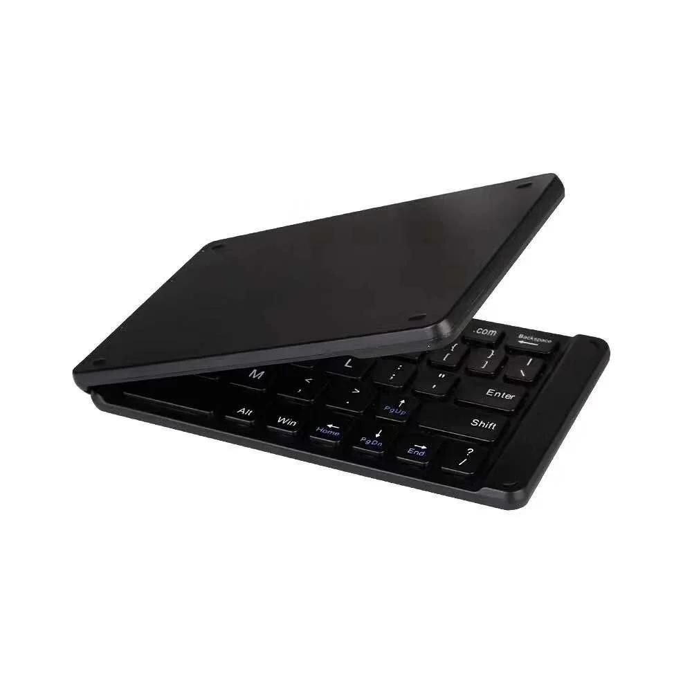 Foldable Bluetooth Keyboard Portable Wireless Rechargeable Ultra Slim Silent Key Board for Phone Accessories
