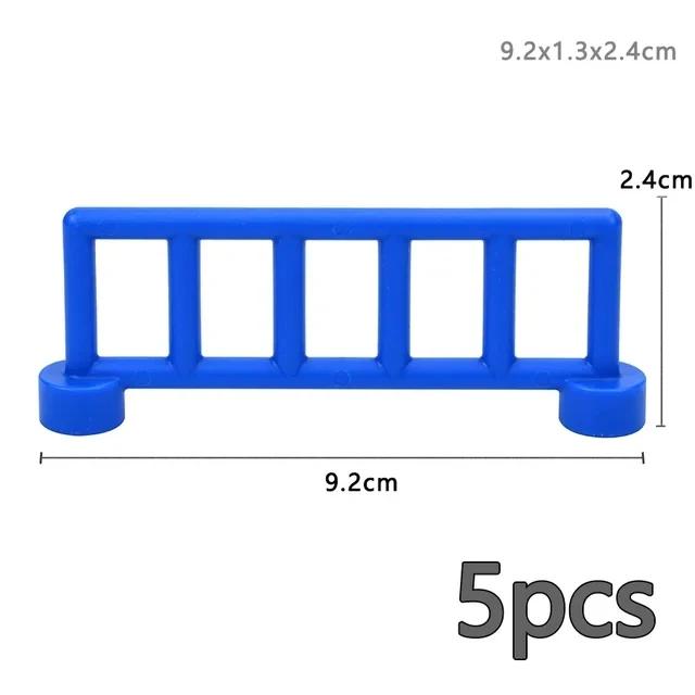 Store byggeklosser Slide Swing Seesaw Park Lekeplass Series Large Pillar Murstein Barn Barn Pedagogisk Leke Kompatibel Duploe