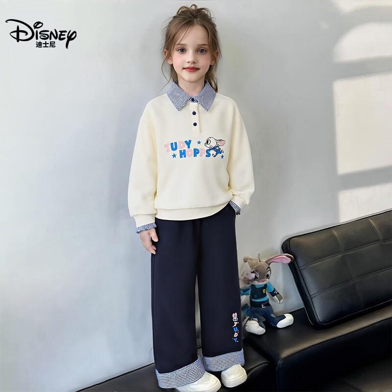 Disney Girls' 2026 Spring Polo Sweatshirt & Pants Set