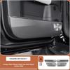 For BYD Ti7 Leopard 7 Titanium Car Door Kick Plate Seat Side Border Kick Plate ABS Carbon Fiber Pattern Modify Car Accessories