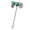 Tractor Wind Spinner Vintage Turning Wheels Metal Outdoor Stake Windmill Decoration for Flower Bed