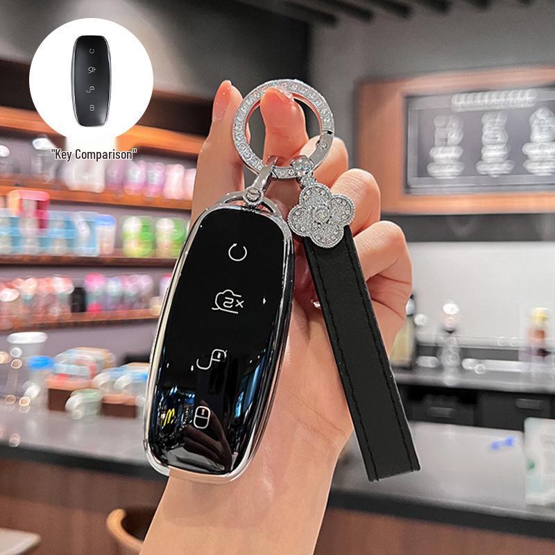 Premium BYD D9 Key Case & Protective Shell for EV Cars - Unisex, High-End Design Compatible with N7/DM-i/D9/PHEV Models