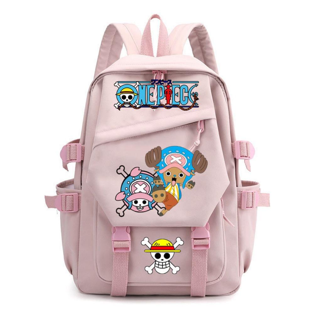 Anime ONE PIECE schoolbag children's backpack primary school bag male and female junior high school students college students campus backpack