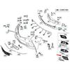 Grelha com Luz Diurna para Mercedes-Benz E W207 Sport 200 (Modelos 2078850753, 2078850853)