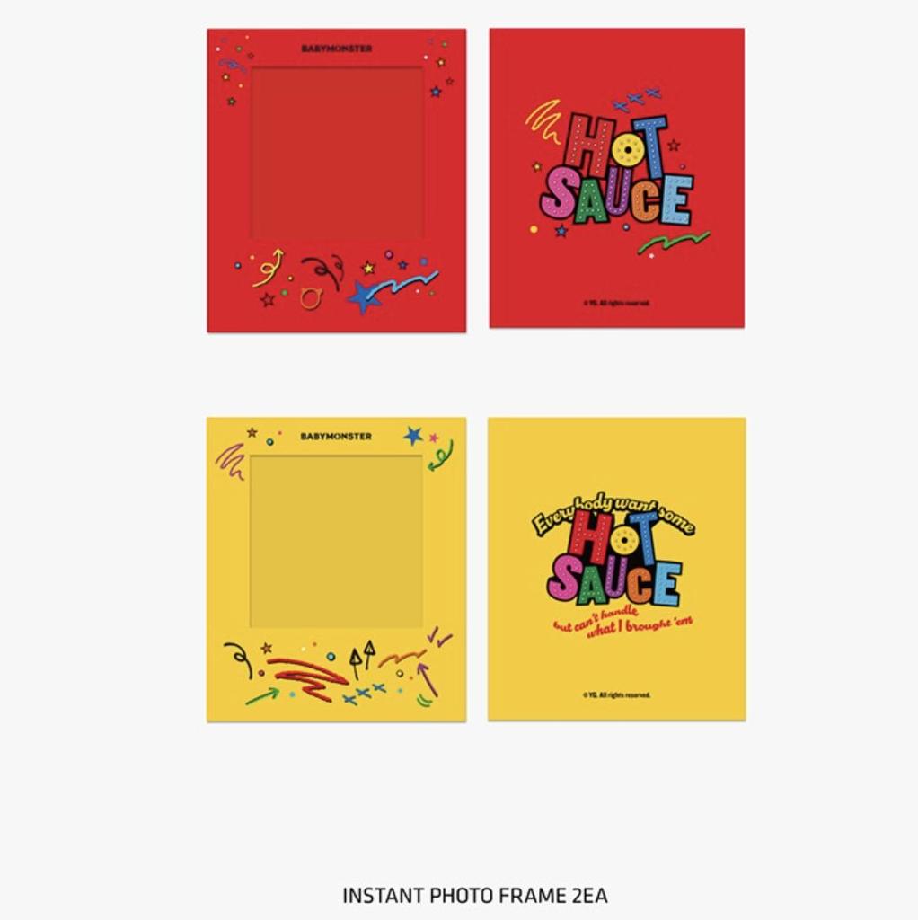 [HOTSAUCE] BABYMONSTER INSTANT Photo PACKAGE