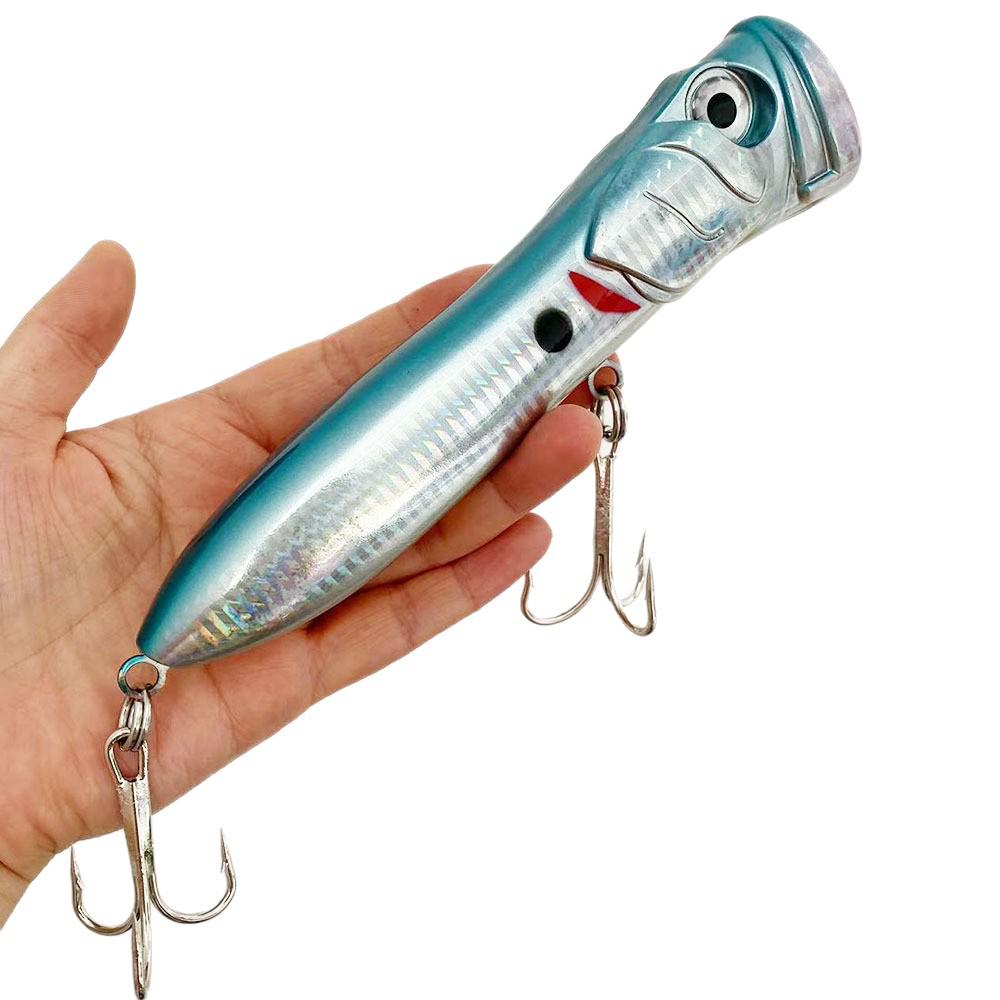 

18.5cm/106g Giant Popper Lure for Sea Fishing | Available in Five Splash Colors 18.5cm/106g синій