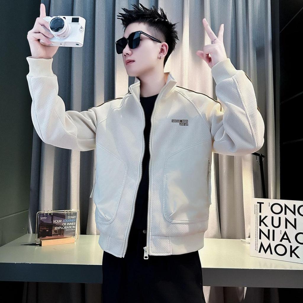 Men's Scruffy Handsome Corduroy Jacket - High-End Casual Fashion, New Spring/Autumn 2025 Trend.