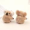 2Pcs Plush Koala Hair Clips, Cute Stuffed Animal Hair Clips, Small Koala Bear Hair Claw Bangs Clip Irregular Hair Clamps Hairpin Hair Accessories