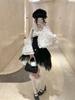XHSUKADO Princess Long Detachable Lolita Shirt Size XL Women's Blouse, 6-Tier Sleeves, Sleeves, Ribbon, Style, Stylish, Lace, Ruffles, Cute, Top,