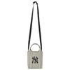 New MLB Polyester Shoulder Bag, Crossbody Bag, Handbag Unisex Dark Cream 3ACRS034N-50CRD