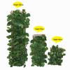 Retractable Grille with Faux Greenery for Balcony or Garden Decoration