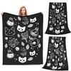 Herb Witch Black And White Nikury Blanket Flannel Sofa Throw Blanket Portable for Home Bedroom Outdoor Throws Bedspread Quilt